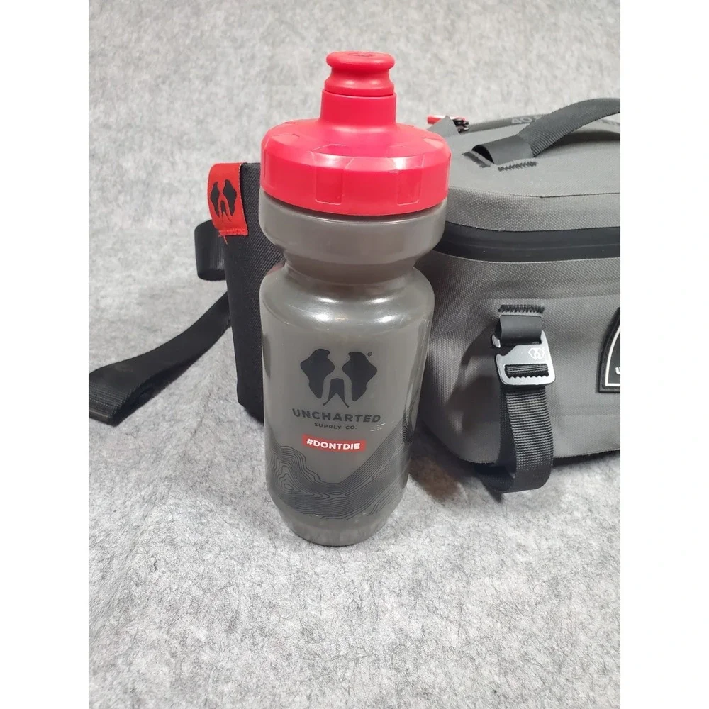 Uncharted Supply Co. Waterproof Hip Pack with Bottle Holders And Water Bottle